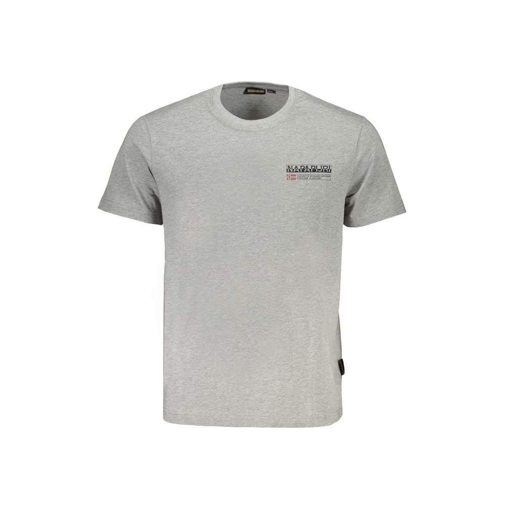 T-shirt Napapijri en coton brun pour homme