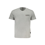 T-shirt Napapijri en coton brun pour homme