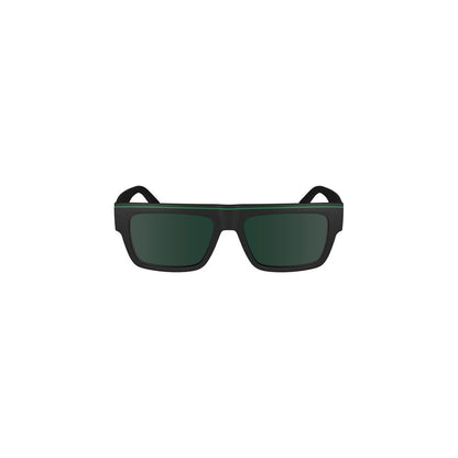 Lunettes de soleil en plastique noir Calvin Klein