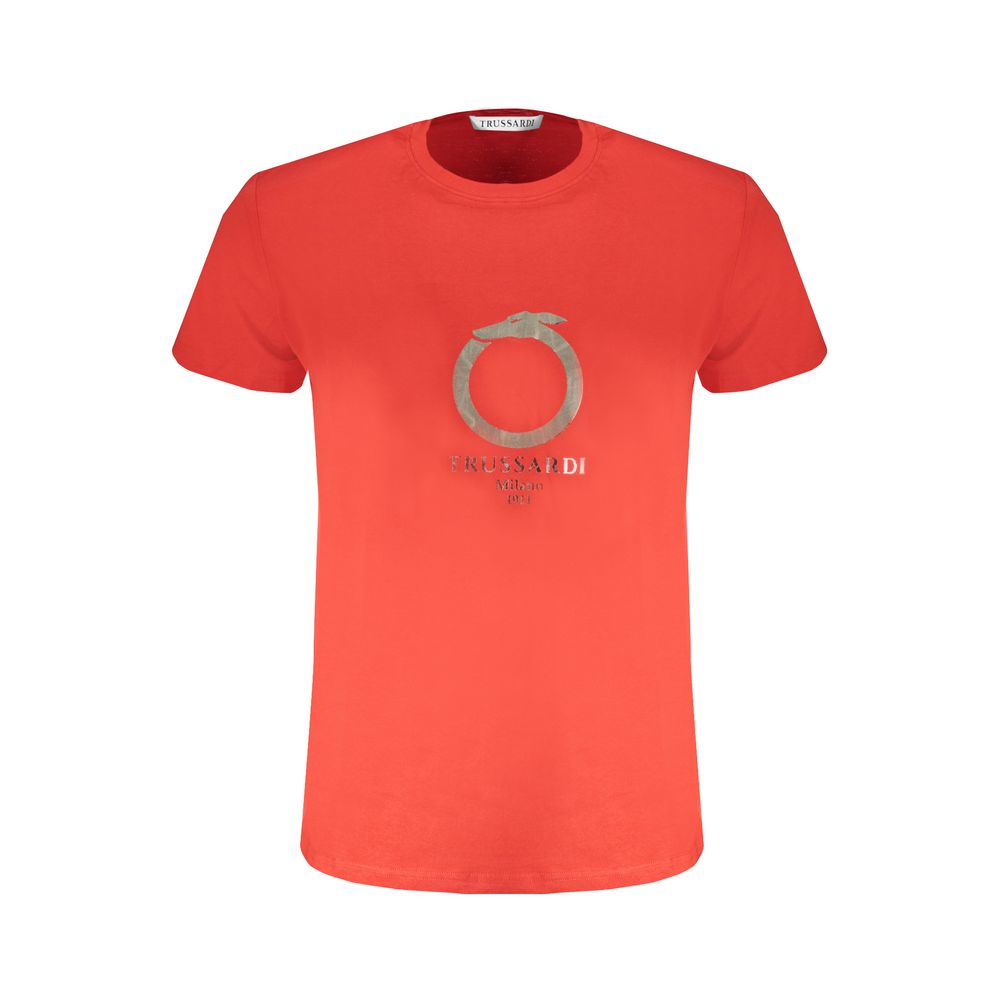 T-shirt en coton rouge de Trussardi