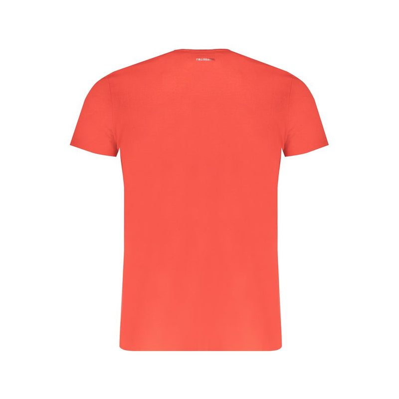 T-shirt en coton rouge de Trussardi