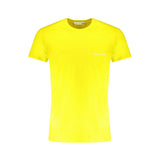 T-shirt en coton jaune Trussardi