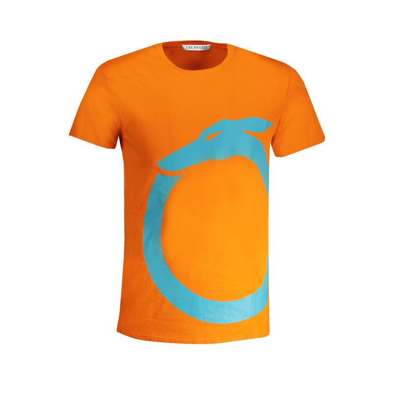 Trussardi oranje katoenen T-shirt