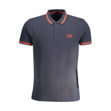 Polo en coton bleu Cavalli Class