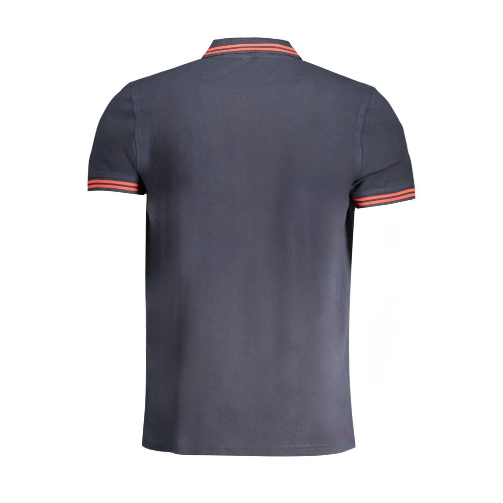Polo en coton bleu Cavalli Class