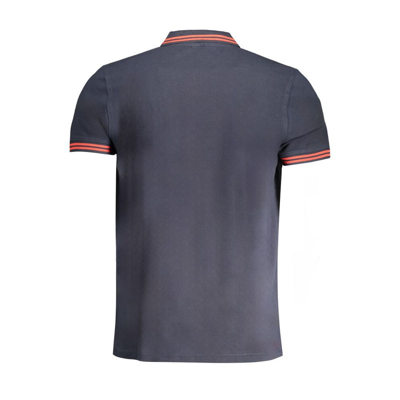 Cavalli Class Blauw Katoenen Poloshirt
