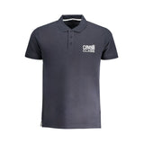 Polo en coton bleu Cavalli Class