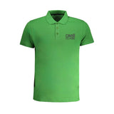 Polo en coton vert Cavalli Class