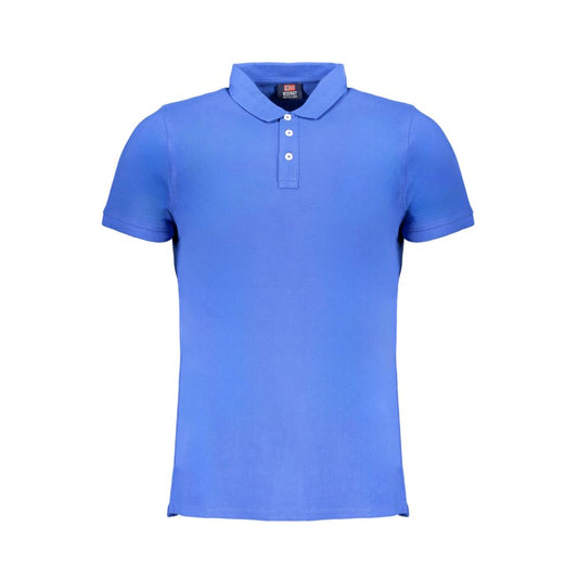 Norway 1963 Blue Cotton Polo Shirt - Stylish and Comfortable