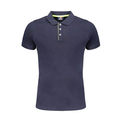 Polo Shirt en Coton Bleu Norway 1963