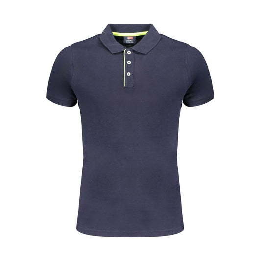 Norway 1963 Blue Cotton Polo Shirt for Men