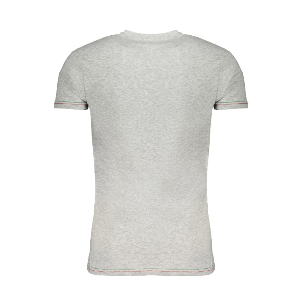 T-shirt en coton brun pour homme Aeronautica Militare