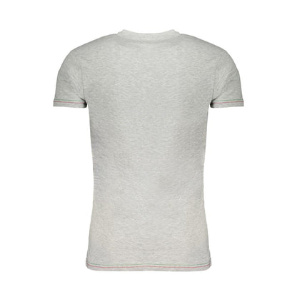 T-shirt en coton brun pour homme Aeronautica Militare