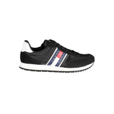 Tommy Hilfiger Black Polyester Sneaker - Durable and Stylish