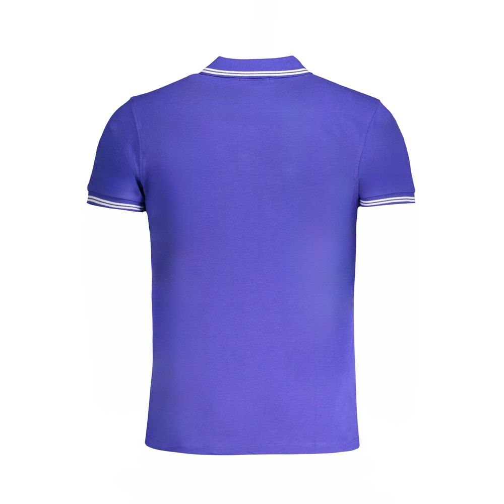 Polo en coton bleu Cavalli Class