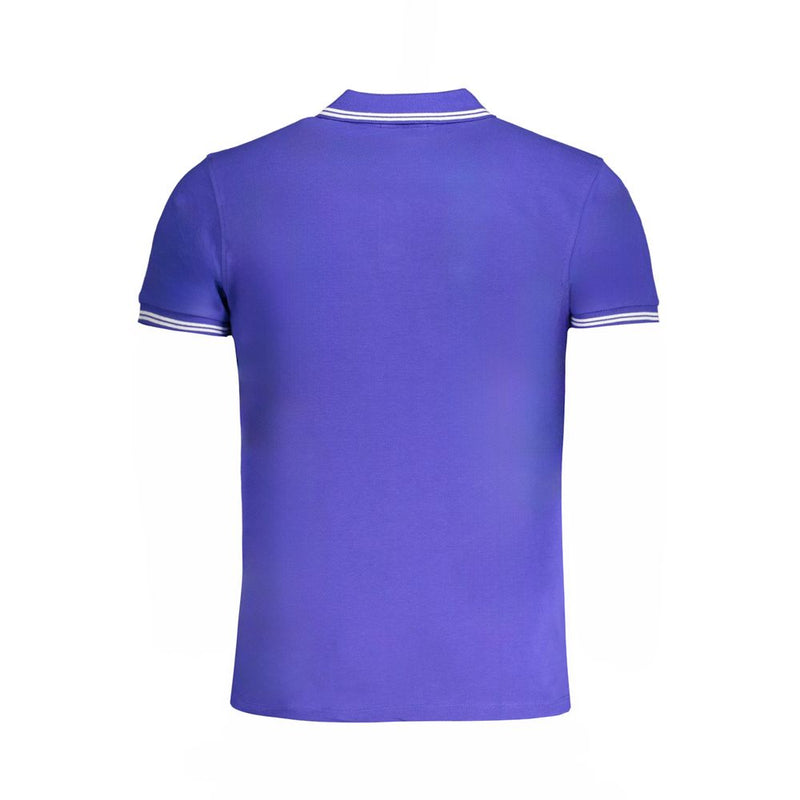 Cavalli Class Blauw Katoenen Poloshirt