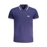 Polo en coton bleu Cavalli Class