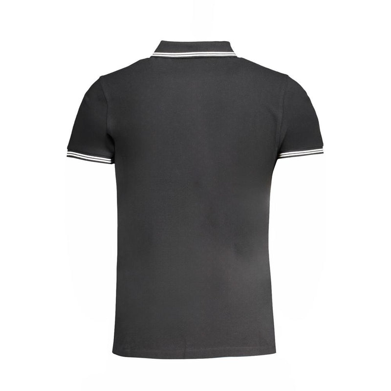 Cavalli Class Zwarte Poloshirt van Katoen