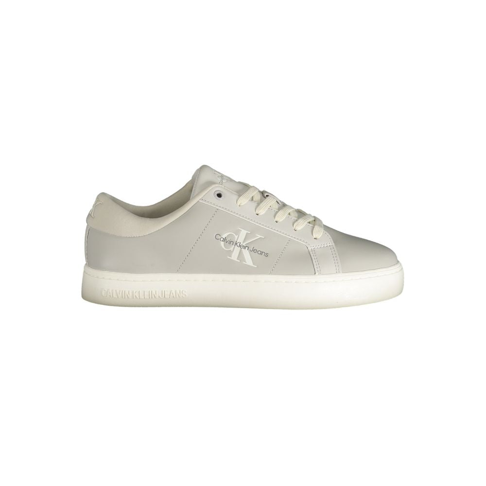 Calvin Klein Brown Leather Men Sneaker - Modern Elegance