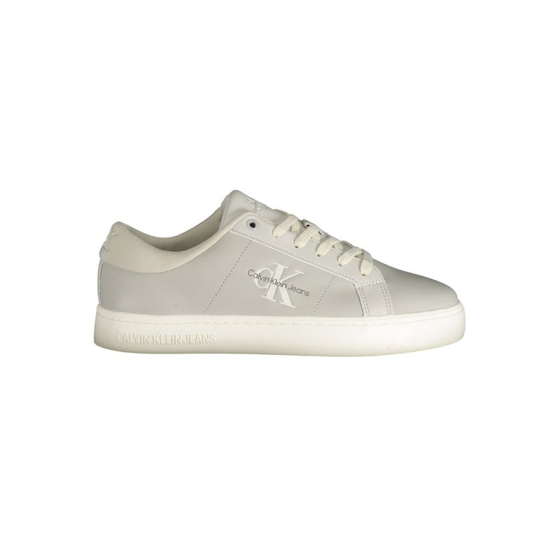 Calvin Klein Brown Leather Men Sneaker - Modern Elegance