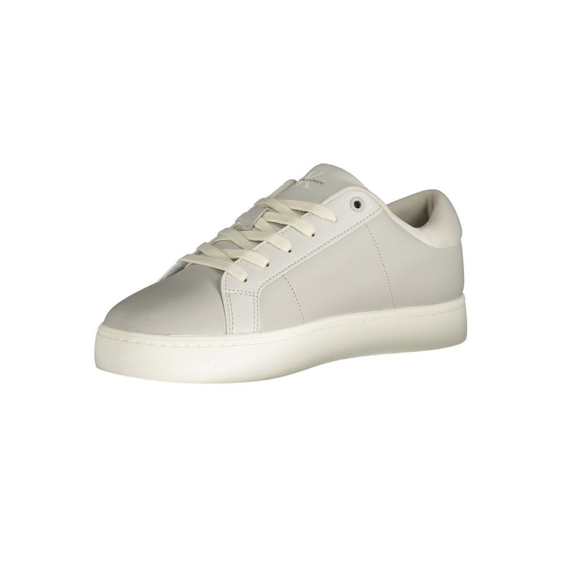 Calvin Klein Brown Leather Men Sneaker - Modern Elegance