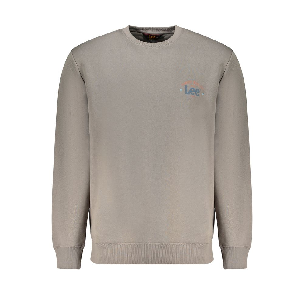 Pull en coton gris pour homme de la marque Lee