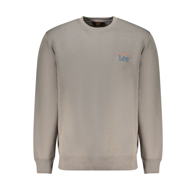 Lee Grijs Katoenen Herensweater