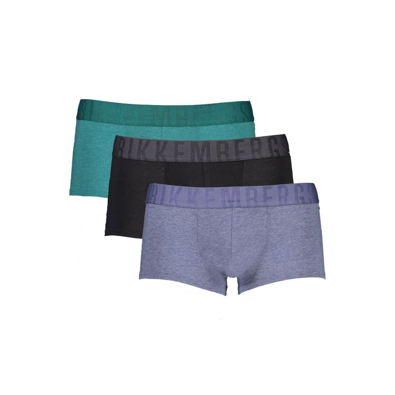 Bikkembergs Green Polyester Men's Boxer - All-Day Comfort and Style