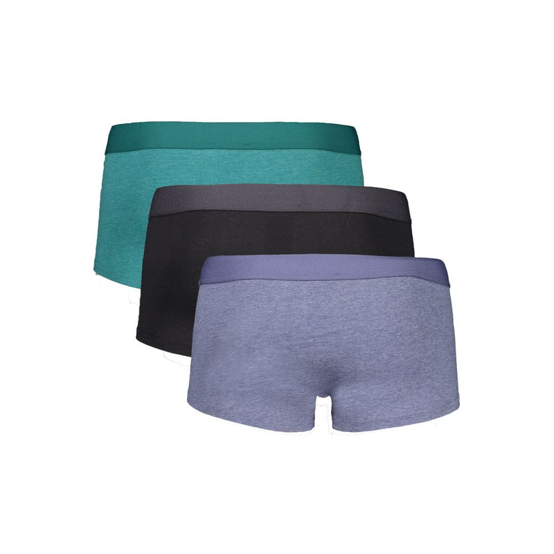 Bikkembergs Green Polyester Men's Boxer - All-Day Comfort and Style