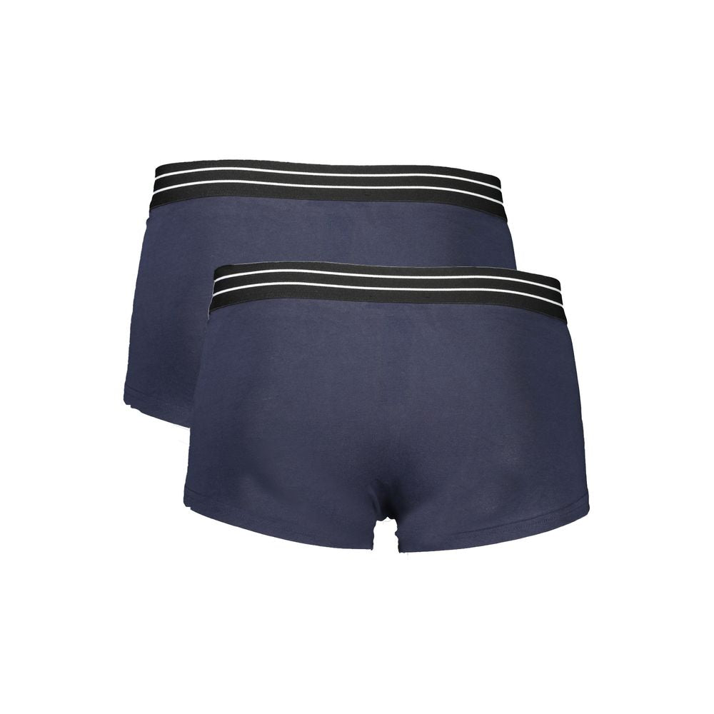Cavalli Class Blue Cotton Men Boxer - Ultimate Comfort and Style