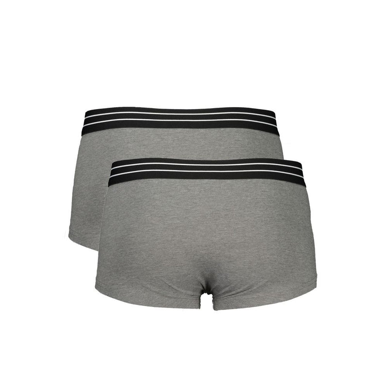 Cavalli Class Brown Cotton Men Boxer - Dual Pack