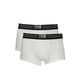 Cavalli Class Boxer Parigamba Bi-Pack en Coton Blanc pour Hommes