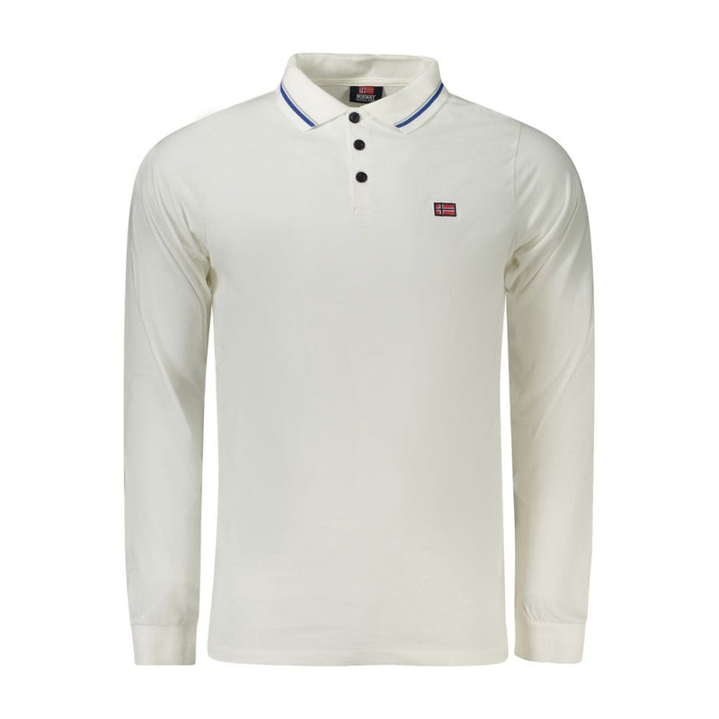 Polo homme en coton blanc, Norvège 1963