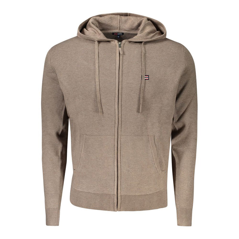 Gilet cardigan homme en polyamide marron, Norvège 1963