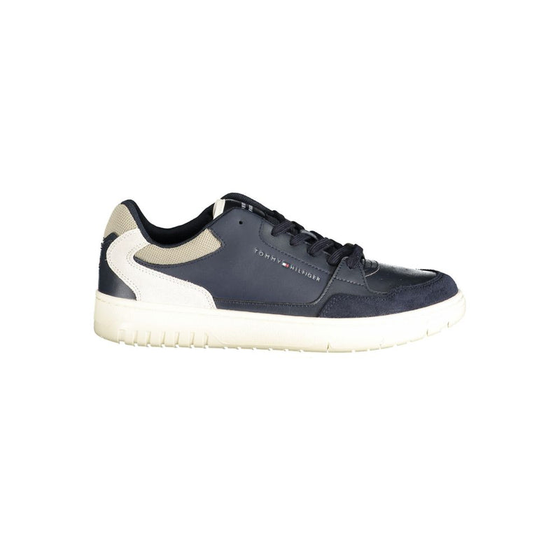 Tommy Hilfiger Sneakers Bleus Polyéthylène pour Hommes