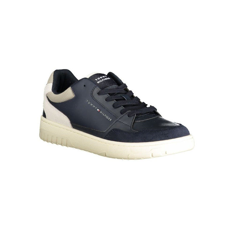Tommy Hilfiger Sneakers Bleus Polyéthylène pour Hommes