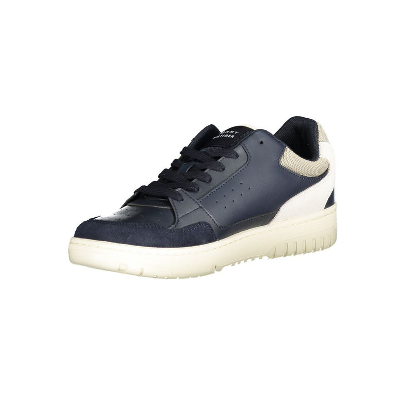 Tommy Hilfiger Sneakers Bleus Polyéthylène pour Hommes
