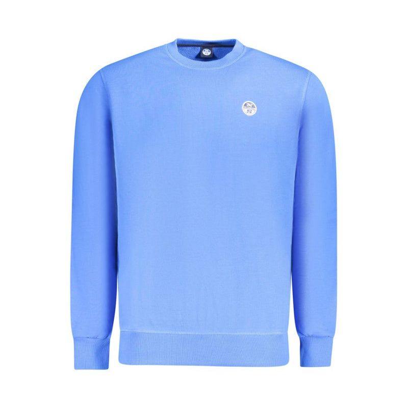North Sails blauwe katoenen herensweatshirt