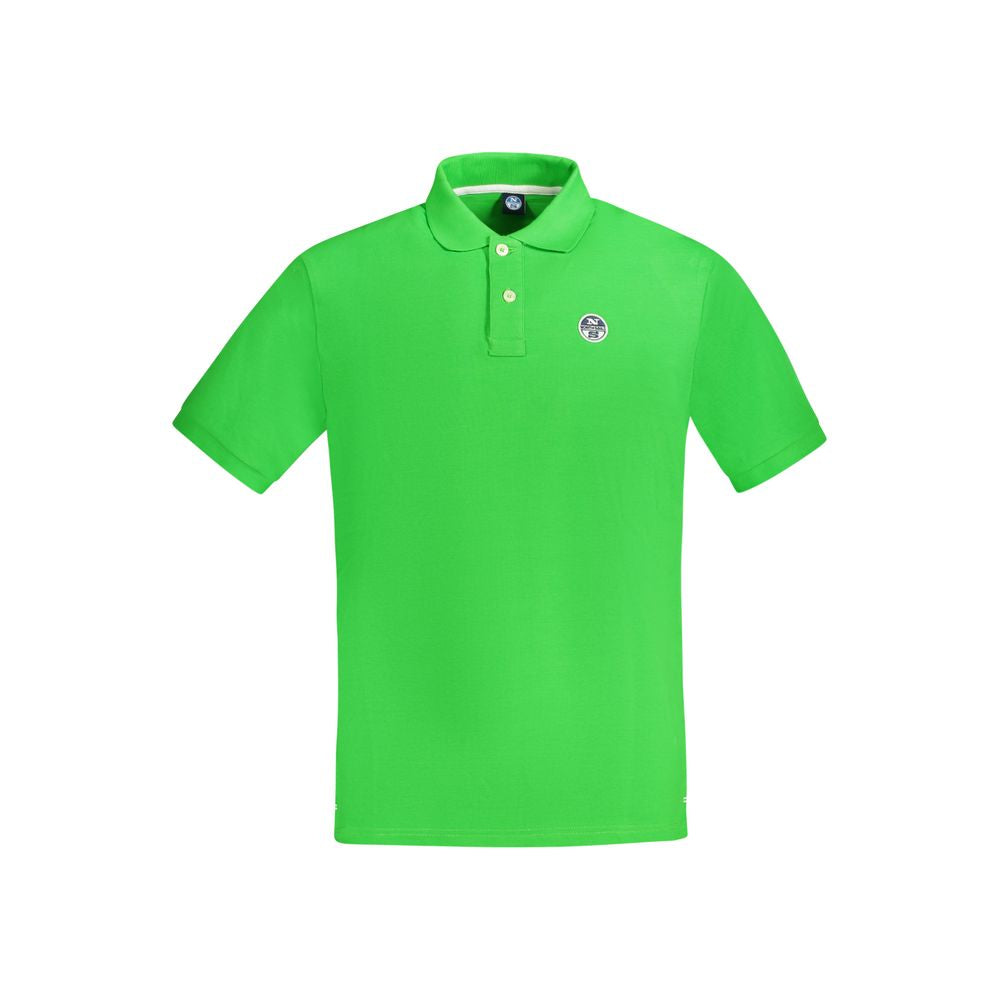 Polo homme en coton vert North Sails