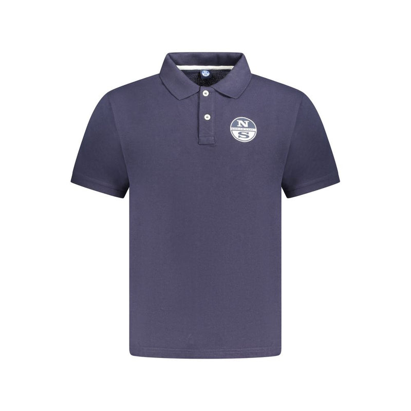 North Sails Blauw Katoenen Polo Shirt voor Heren