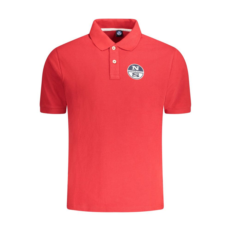 North Sails Rode Katoenen Polo Shirt voor Heren