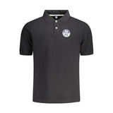 Polo homme en coton noir North Sails
