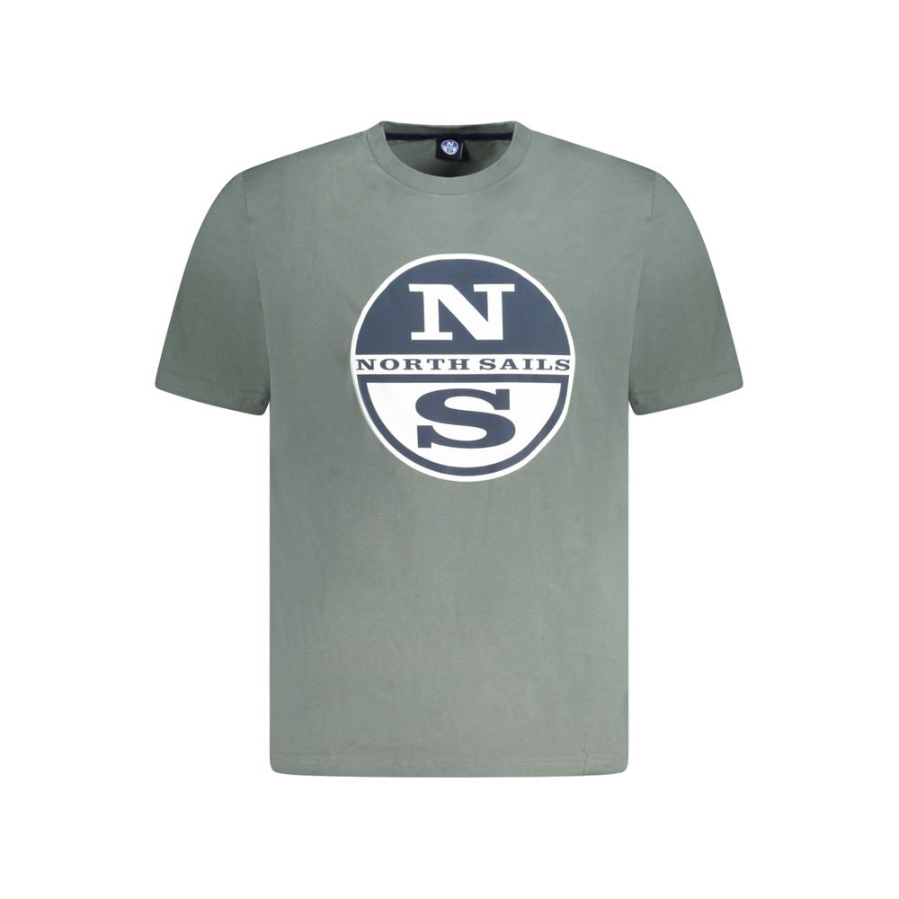 T-shirt homme en coton vert North Sails