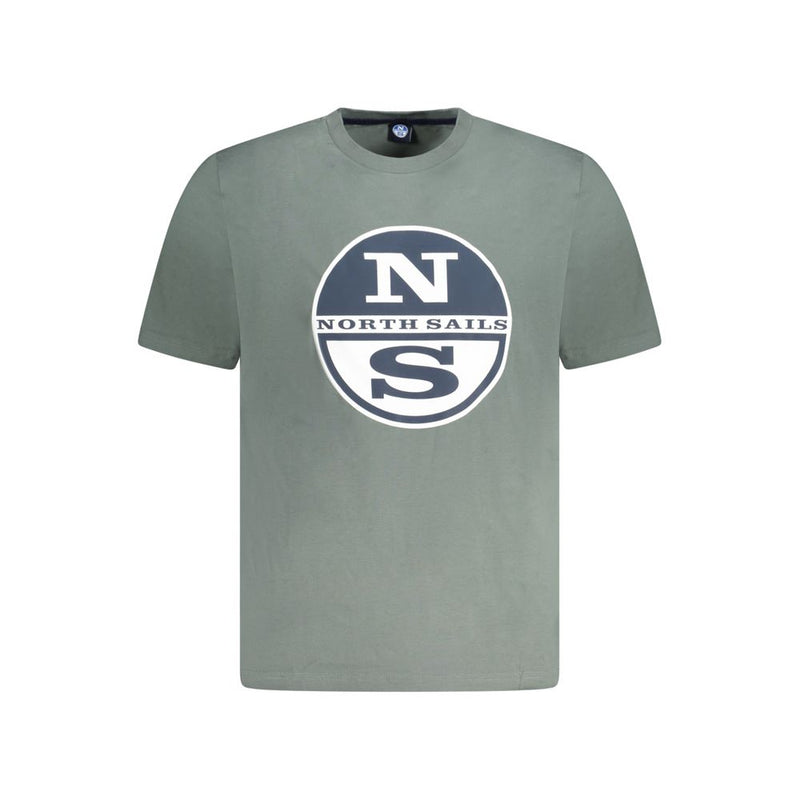 T-shirt homme en coton vert North Sails
