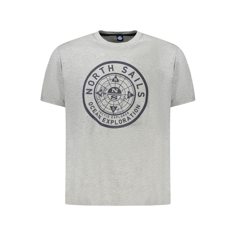 T-shirt homme en coton marron North Sails