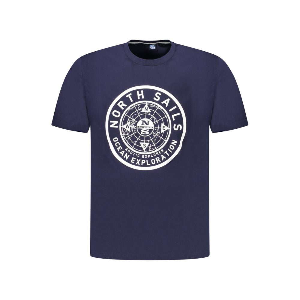 T-shirt en coton bleu pour homme de la marque North Sails