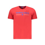 North Sails Red Cotton Men T-Shirt - Casual Sophistication