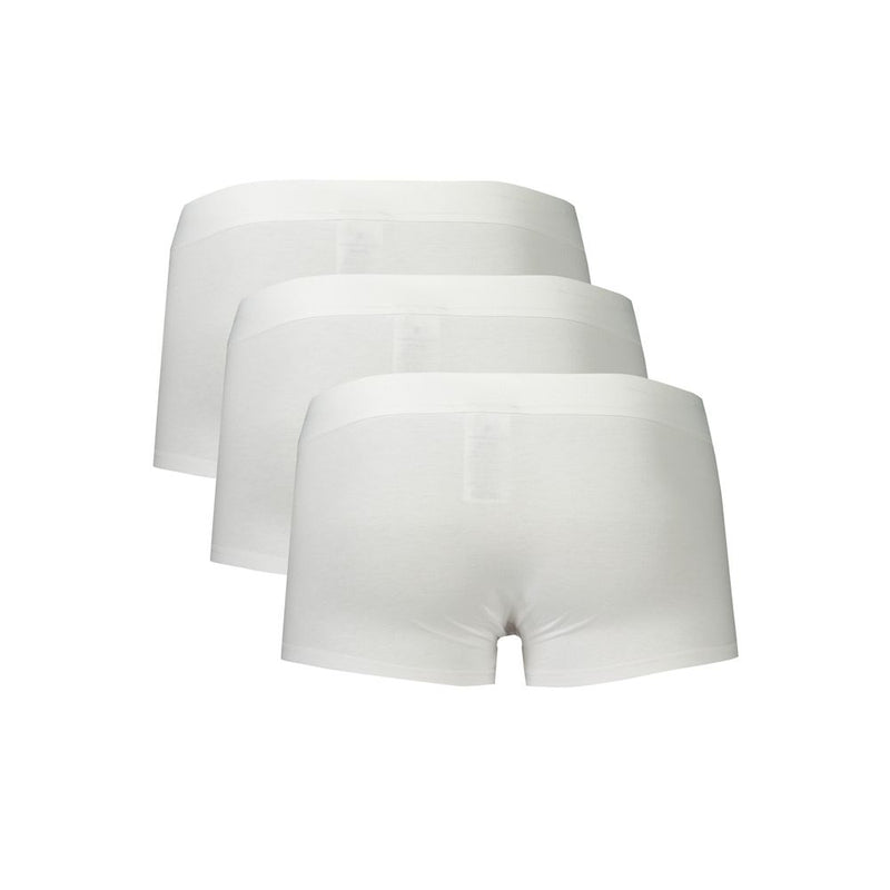 Bikkembergs Tonal Parigamba White Boxer Shorts for Men