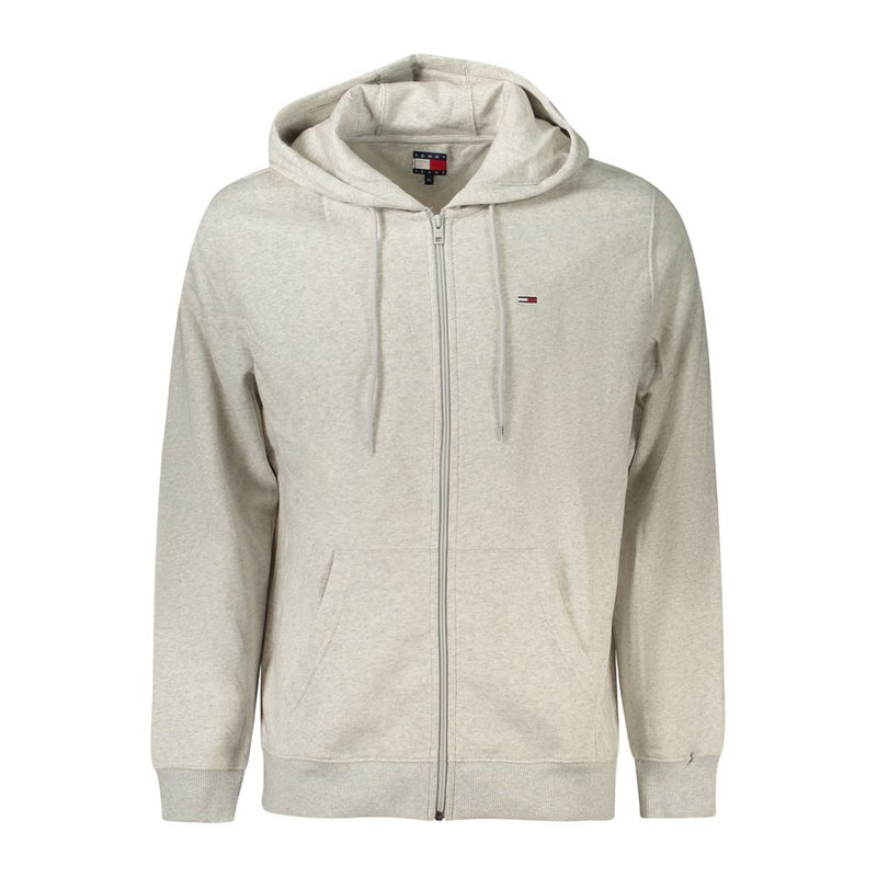Tommy Hilfiger grijze katoenen herensweater