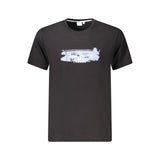 T-shirt homme en coton noir Pepe Jeans